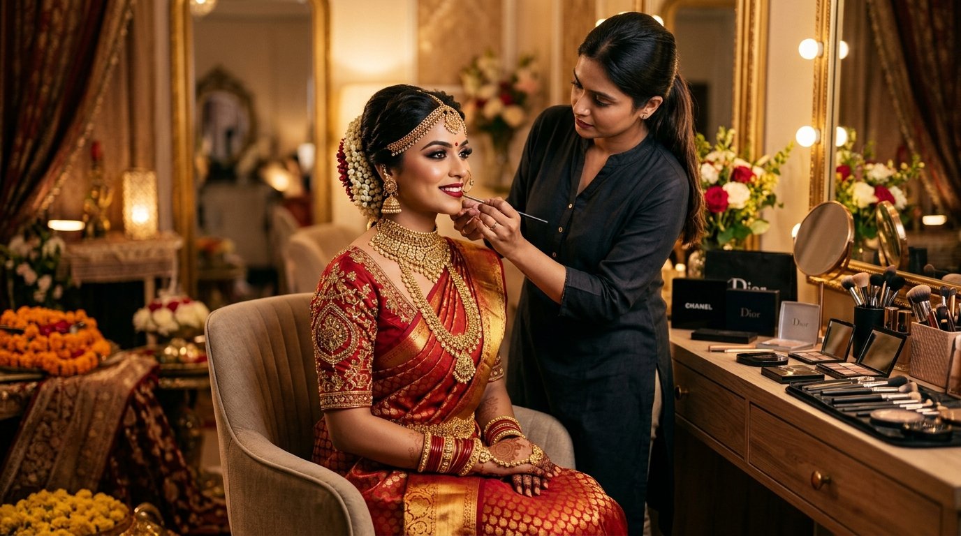 Bridal Makeover — luxury Indian bridal studio