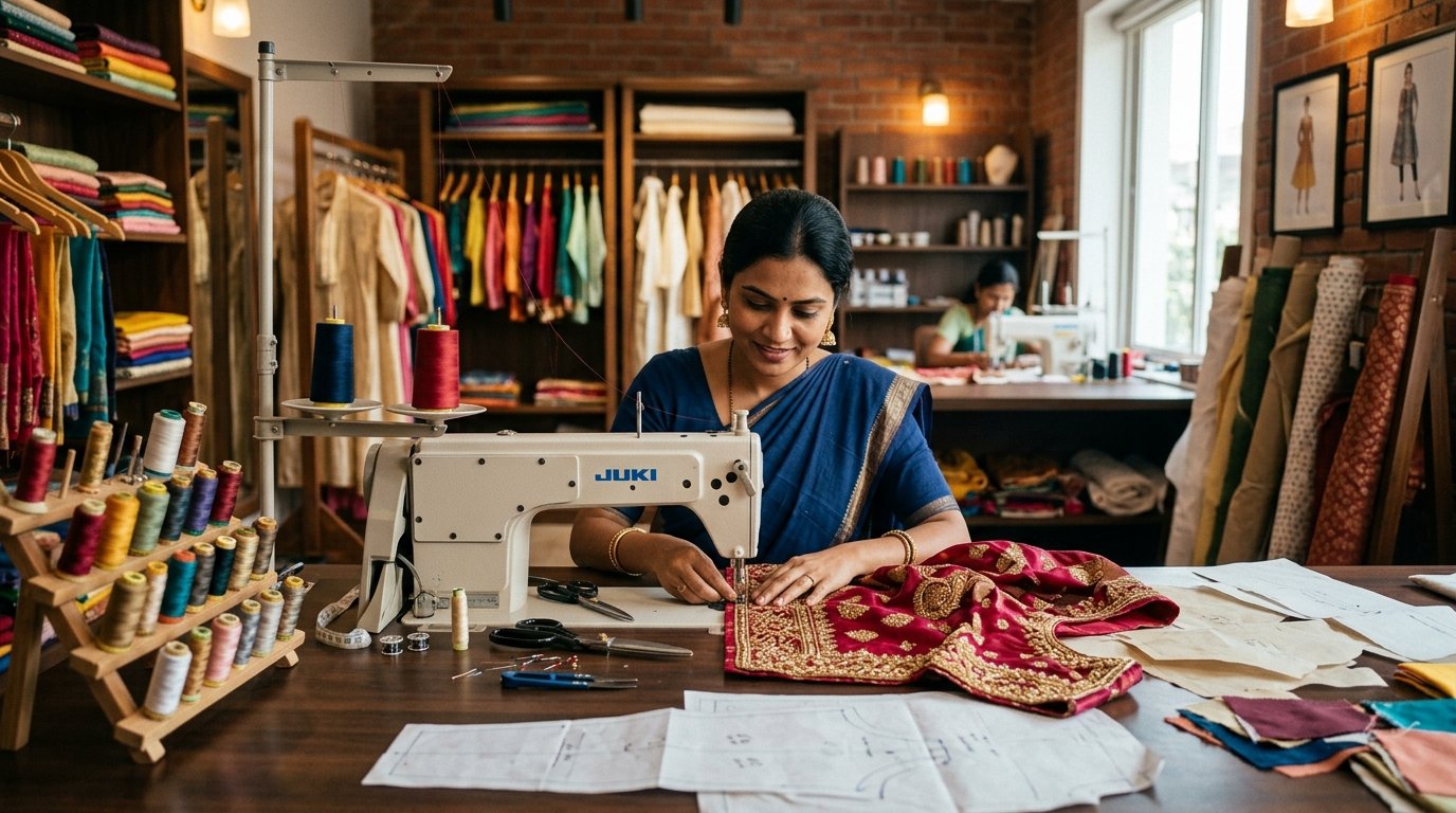 Ladies Stitching Certification — boutique tailoring studio